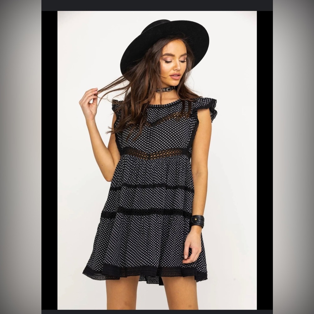 NEW FREE PEOPLE “ Retro Kitty Dress” Size XS